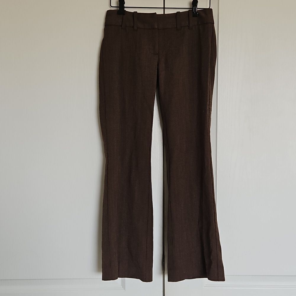Jacob Women's Cropped Ankle Wide-Leg Pants Brown 0